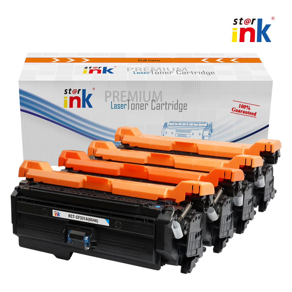 Starink Compatible HP CF330A(654A)/15K CF331A(654A)  CF333A(654A) CF332A(654A)/15K Premium