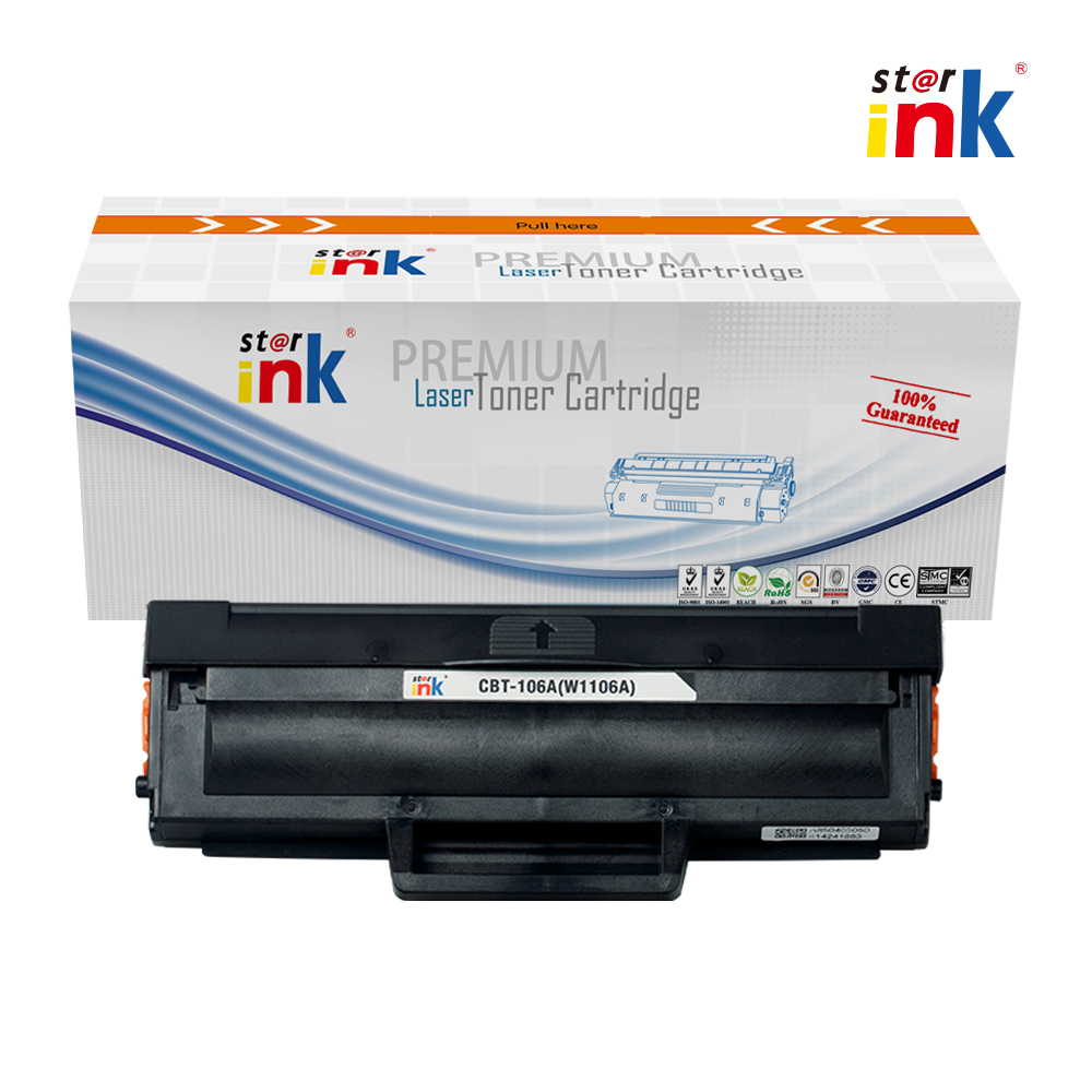 Starink Compatible HP 106A(W1106A)/1K-BK 