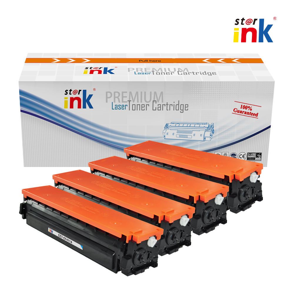 Starink Compatible HP CF410A/2.3K-BK CF411A/2.3K-C CF413A/2.3K-M CF412A/2.3K-Y