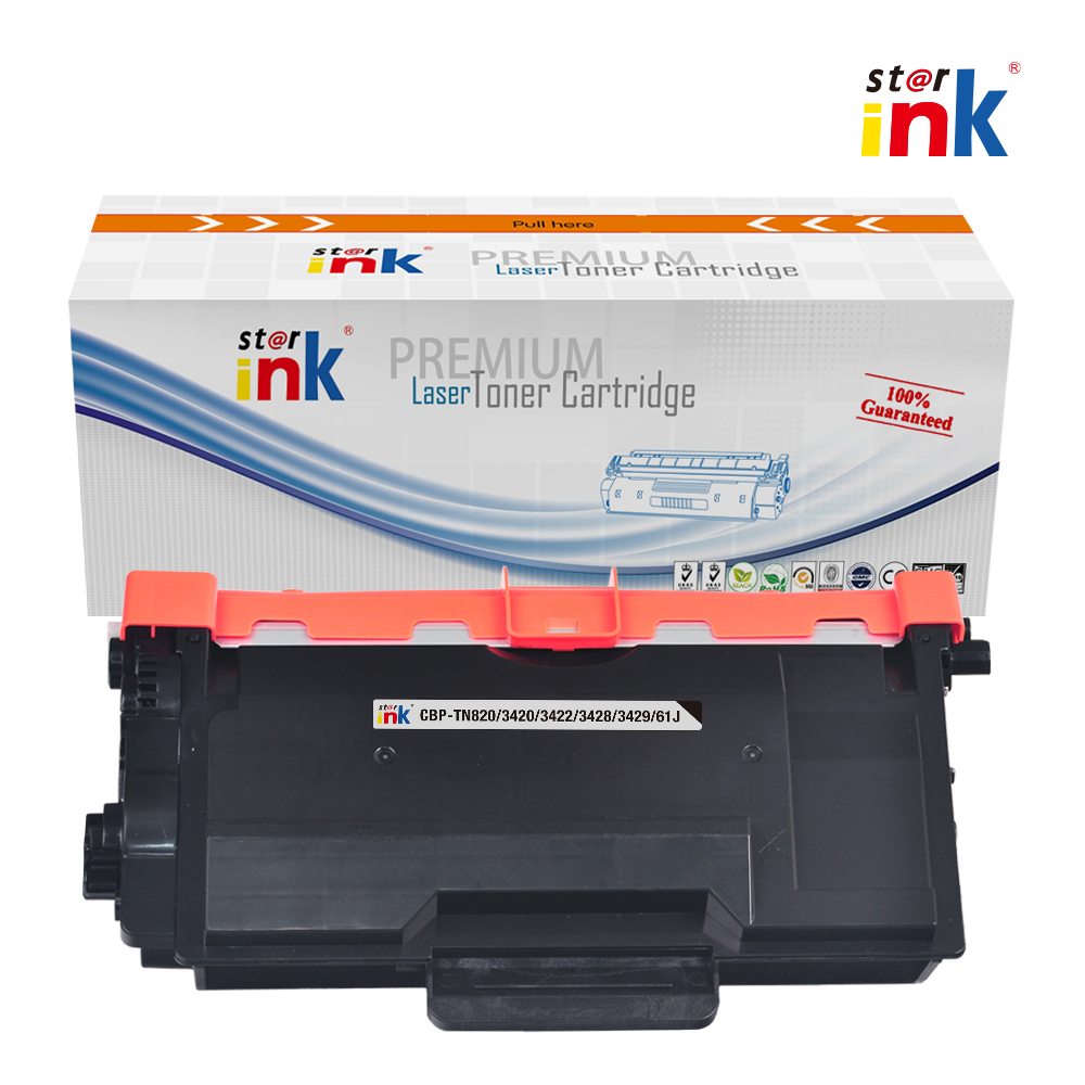 Starink Compatible Brother C-TN820/3420/3422/3428/3429/61J/3K-BK