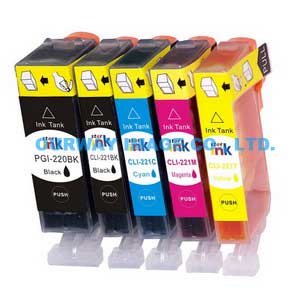 Compatible Ink Cartridge Canon CLI-221 Without Chip