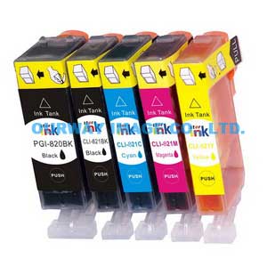 Compatible Ink Cartridge Canon CLI-821 Without Chip