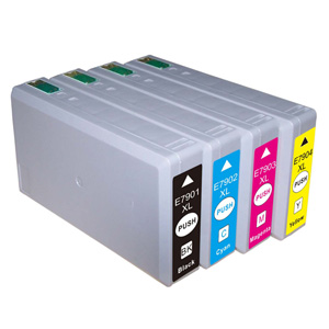 Compatible ink Cartridge for Epson T7901/7902/7903/7904XL BK/C/M/Y with Chip