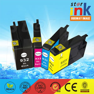 Compatible ink Cartridge for HP932/933XL with chip For HP Printer