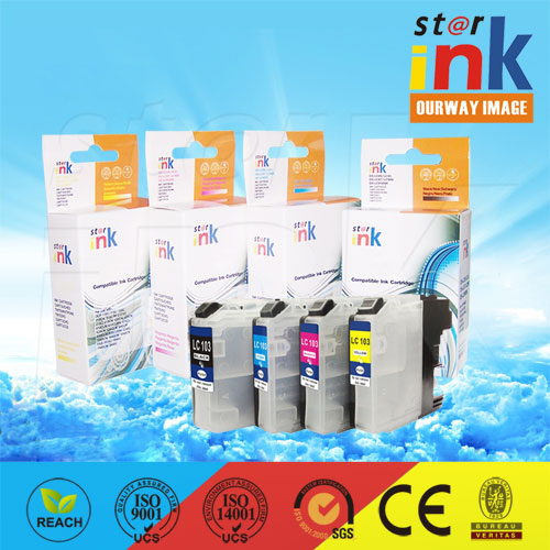 Compatible ink Cartridge for Brother LC103BK/C/M/Y