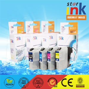 Compatible ink Cartridge for Brother LC123BK/C/M/Y