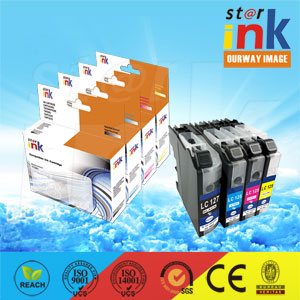 Compatible ink Cartridge for Brother LC127BK/125C/M/Y