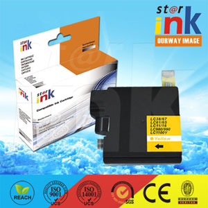 Compatible Ink Cartridge for Brother LC980 Y
